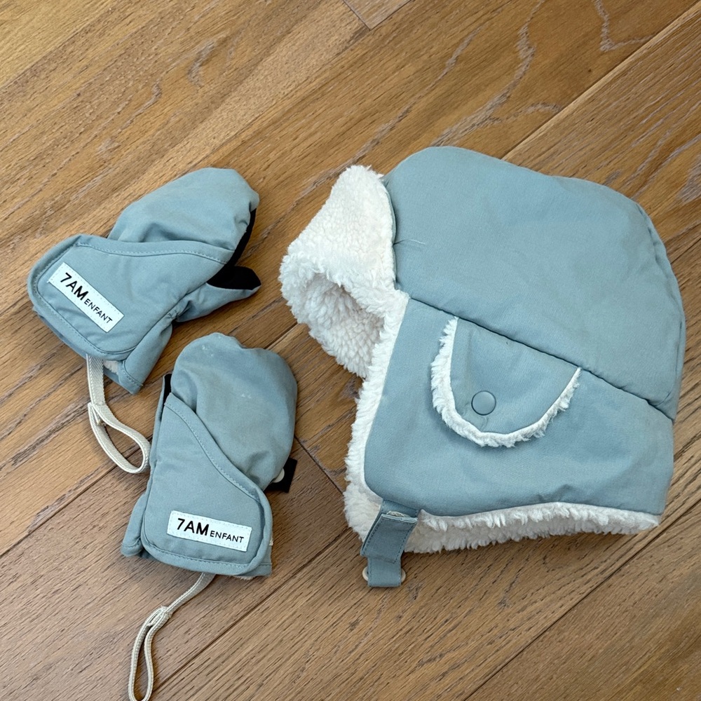 CHAPKA SET - BENJI SHERPA | HAT & MITTENS
